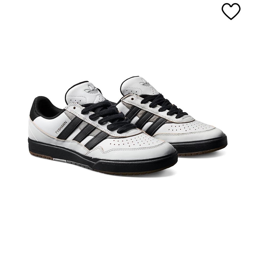 Adidas White and Black Retro Sneakers